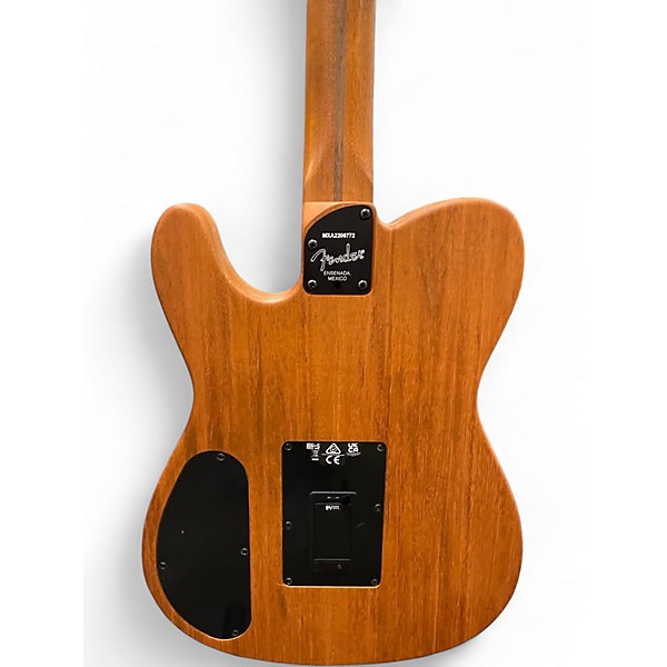 Used Fender Acoustasonic Player Telecaster white Acoustic Electric Guitar