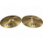 Used MEINL 14in HCS Hi Hat Pair Cymbal