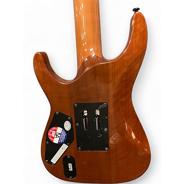 Used ESP LTD DELUXE MH1007 BLACK FADE Solid Body Electric Guitar