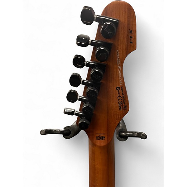 Used ESP LTD XJ-1 HT  BLASTED BLACK Solid Body Electric Guitar