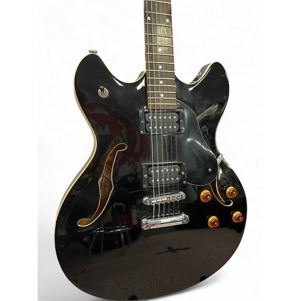 Used Oscar Schmidt oe-30 Black Hollow Body Electric Guitar