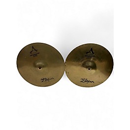 Used Zildjian 14in A Custom Mastersound Hi Hat Pair Cymbal