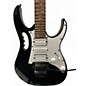 Used 2022 Ibanez JEMJR Black Solid Body Electric Guitar