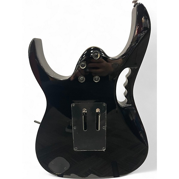 Used 2022 Ibanez JEMJR Black Solid Body Electric Guitar