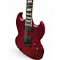 Used ESP LTD Viper 1000 Deluxe Satin Red Solid Body Electric Guitar