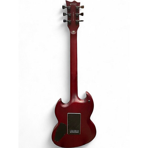 Used ESP LTD Viper 1000 Deluxe Satin Red Solid Body Electric Guitar