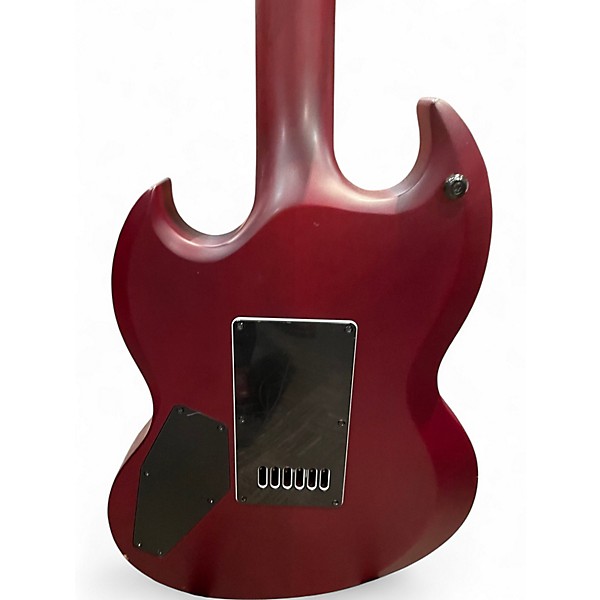 Used ESP LTD Viper 1000 Deluxe Satin Red Solid Body Electric Guitar