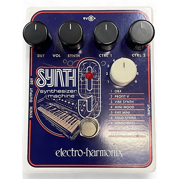 Used Electro-Harmonix SYNTH9 Synthesizer Effect Pedal