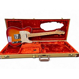 Used Fender American Deluxe Telecaster Aged Cherry Burst Solid Body Electric Guitar