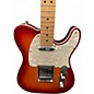 Used Fender American Deluxe Telecaster Aged Cherry Burst Solid Body Electric Guitar