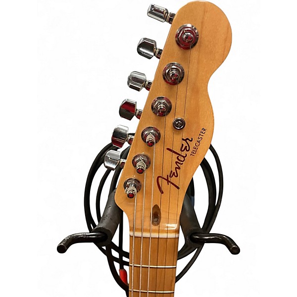 Used Fender American Deluxe Telecaster Aged Cherry Burst Solid Body Electric Guitar