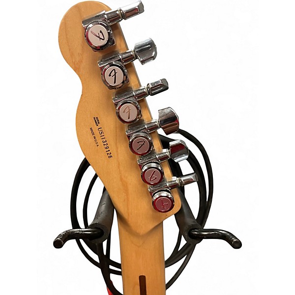 Used Fender American Deluxe Telecaster Aged Cherry Burst Solid Body Electric Guitar