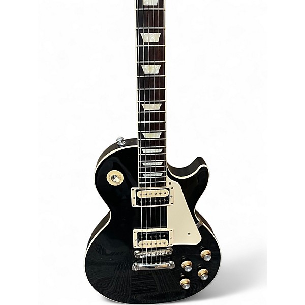 Used 2021 Gibson Les Paul Classic Black Solid Body Electric Guitar