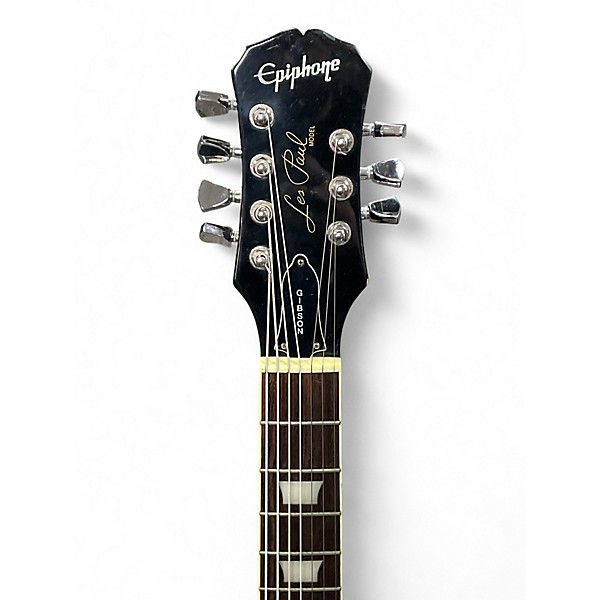 Used Epiphone LES PAUL STANDARD 7 STRING EBONY BURST Solid Body Electric Guitar
