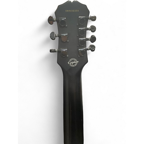 Used Epiphone LES PAUL STUDIO 7 STRING Black Solid Body Electric Guitar