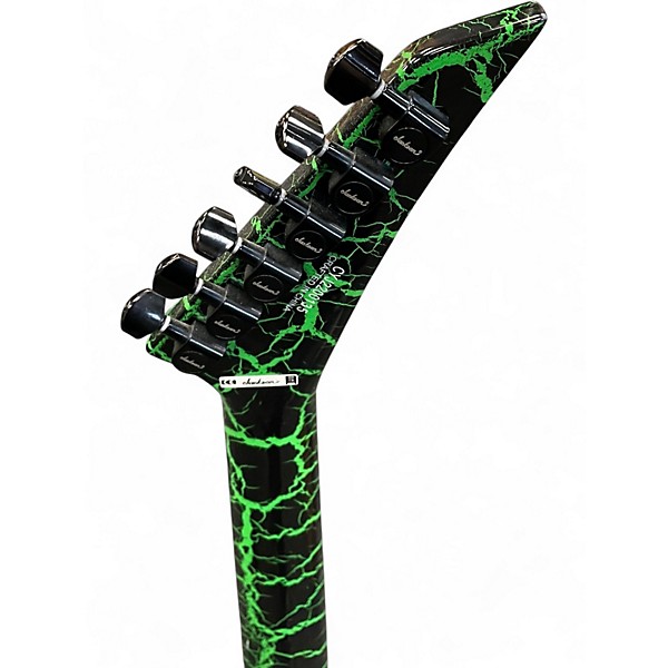 Used Jackson BRANDON ELLIS KELLY GREEN CRACKLE Solid Body Electric Guitar