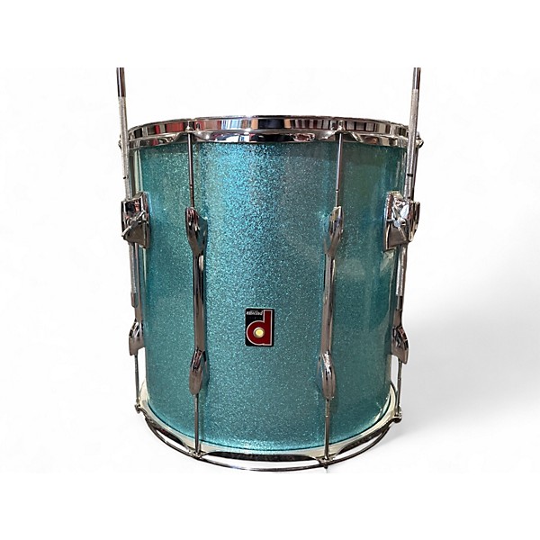 Used Premier 3 Piece 3 Piece Blue Sparkle Drum Kit