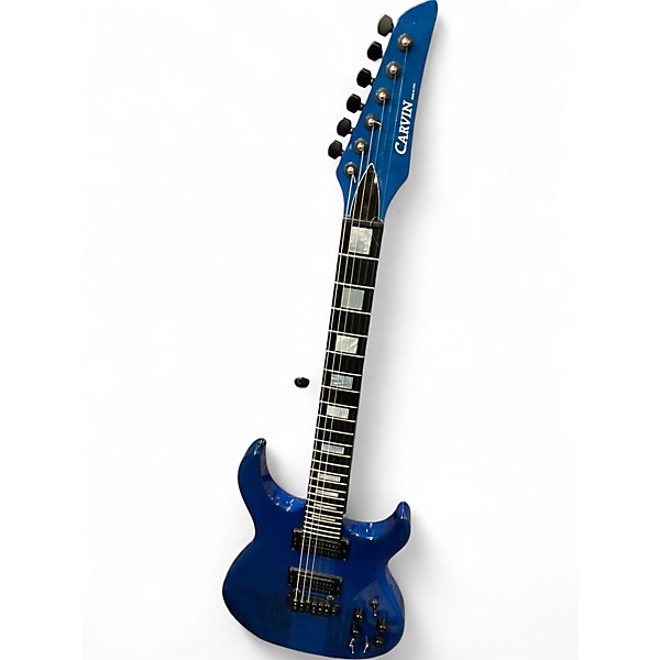 Used Carvin DC200 Blue Solid Body Electric Guitar