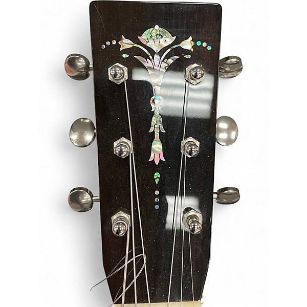 Used Santa Cruz D CUSTOM ADIRONDACK SPRUCE ROSEWOOD Natural Acoustic Guitar