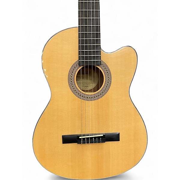 Used Lucero LC-100CE/N Natural Classical Acoustic Electric Guitar