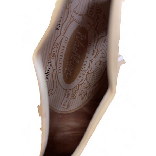 Used Washburn hb35na Natural Hollow Body Electric Guitar