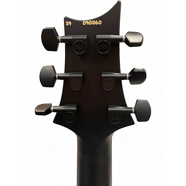 Used 2024 PRS DUSTIE WARING CE24 SATIN BLACK Solid Body Electric Guitar