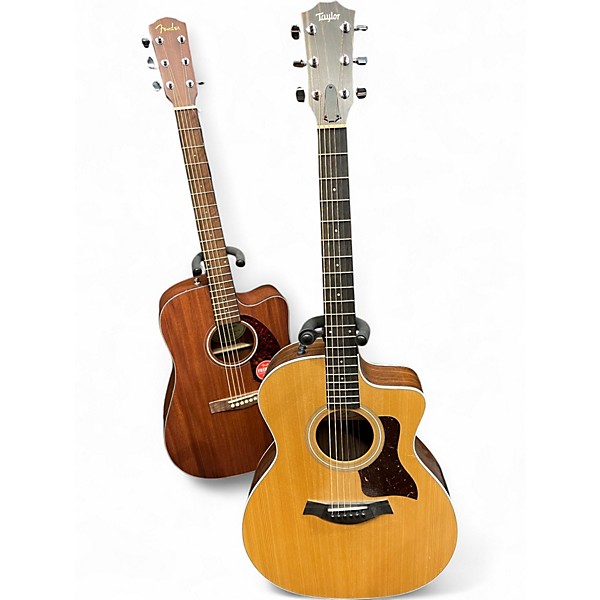 Used Taylor 214CE Natural Acoustic Electric Guitar