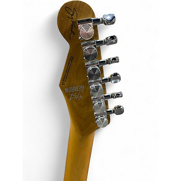 Used Reverend Greg Koch Gristlemaster Blucifer Orange Solid Body Electric Guitar