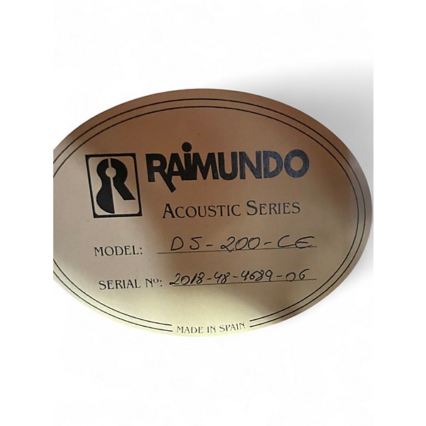 Used Raimundo DS-200-CE Natural Acoustic Electric Guitar