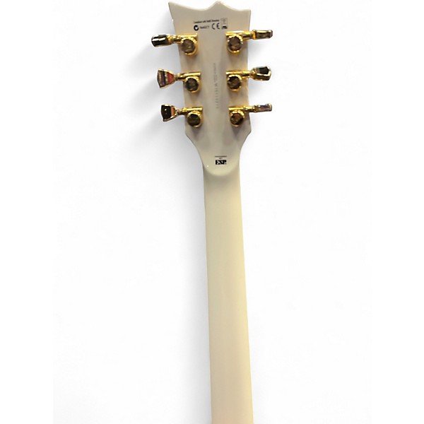 Used ESP LTD EC1000T CTM Snow White Solid Body Electric Guitar