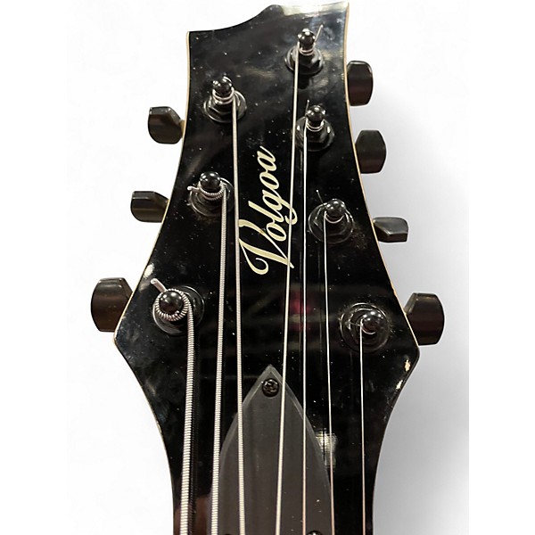 Used Volgoa 7 string guitar Candy Apple Red Solid Body Electric Guitar