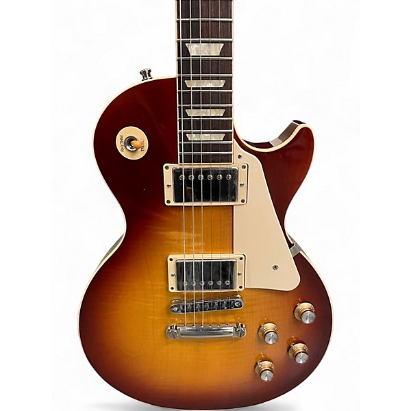 Used Gibson Les Paul Standard 1960S Neck Bourbon Burst Solid Body Electric Guitar