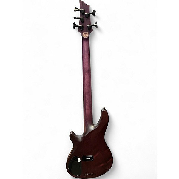 Used Schecter Guitar Research C-5 GT Purple Electric Bass Guitar