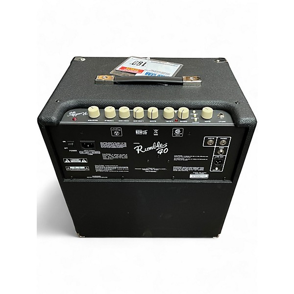 Used Fender Rumble V3 40W 1x10 Bass Combo Amp