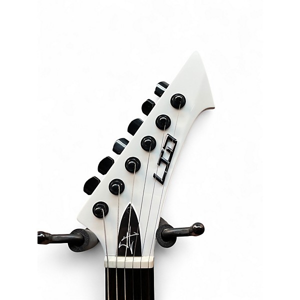 Used ESP LTD James Hetfield Snakebyte WHITE Solid Body Electric Guitar