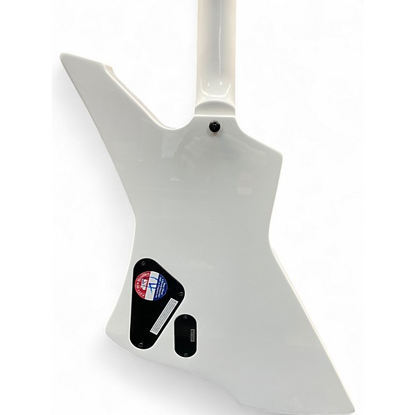 Used ESP LTD James Hetfield Snakebyte WHITE Solid Body Electric Guitar