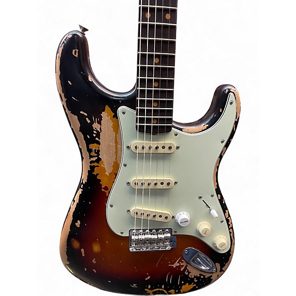 Used Fender MIKE MCCREADY STRATOCASTER Sunburst Solid Body Electric Guitar