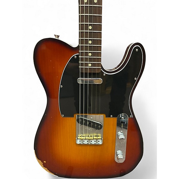 Used Fender jason isabell telecaster Brown Sunburst Solid Body Electric Guitar