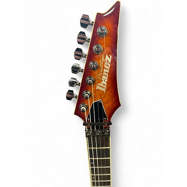 Used Ibanez Prestige S6570SK-STB Burst tobacco Solid Body Electric Guitar
