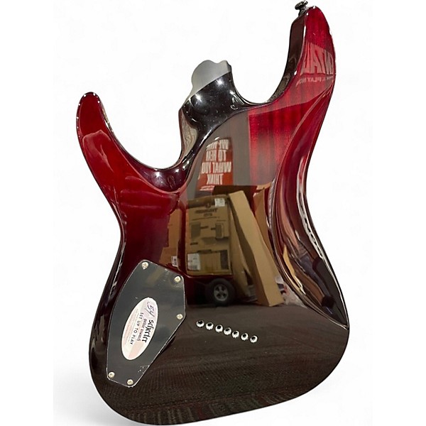 Used 2023 Schecter Guitar Research Reaper-7-String Elite Multiscale Electric Blood Burst Solid Body Electric Guitar