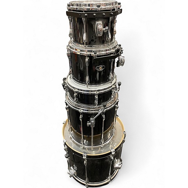 Used TAMA 5 Piece Superstar BLACK Drum Kit