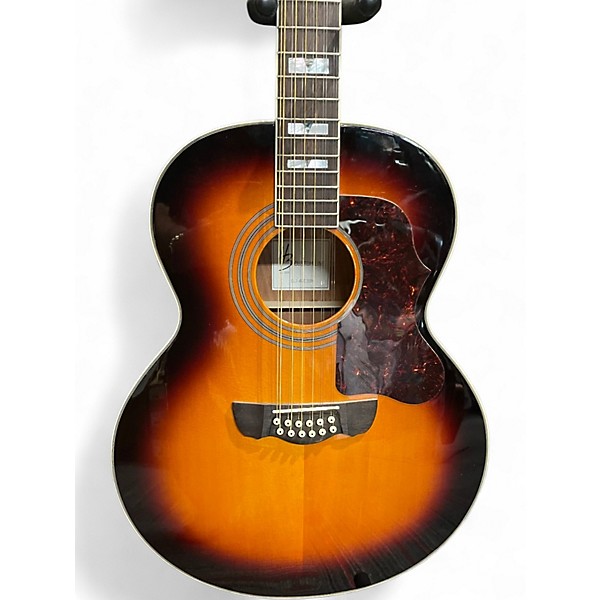 Used Harley Benton CLJ-412E Sunburst 12 String Acoustic Electric Guitar