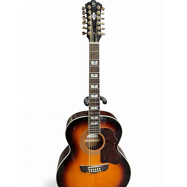 Used Harley Benton CLJ-412E Sunburst 12 String Acoustic Electric Guitar
