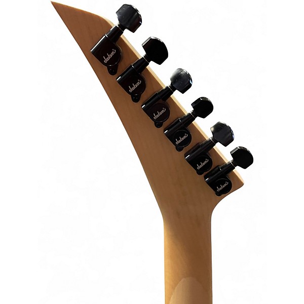 Used Jackson JS34Q Dinky transparent purple Solid Body Electric Guitar