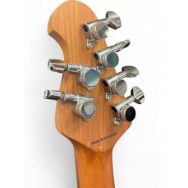 Used Sterling by Music Man LUKE Black Solid Body Electric Guitar