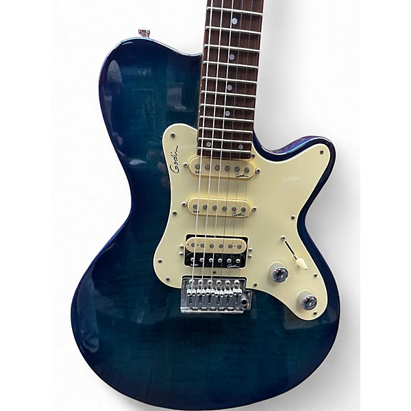 Used Godin Model SD HSS Blue Agave Solid Body Electric Guitar