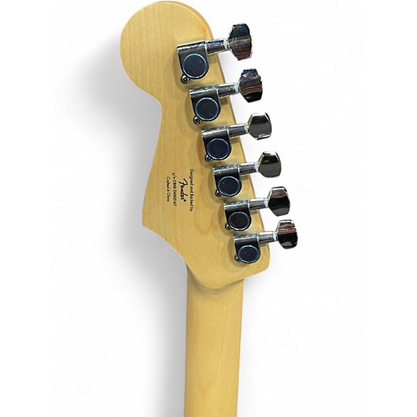 Used Squier Debut Stratocaster Matte Black Solid Body Electric Guitar