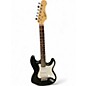 Used Kansas STRATOCASTER Black and White Solid Body Electric Guitar thumbnail
