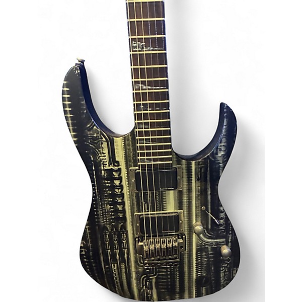 Used Ibanez RGTHRG1 GIGER NY CITY XIX GRAPHIC Solid Body Electric Guitar