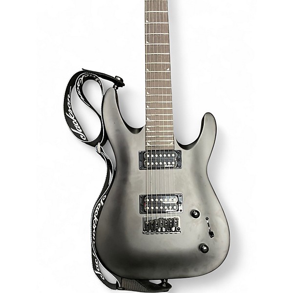 Used Jackson JS22-7 Dinky 7 String Black Solid Body Electric Guitar